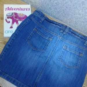NY&CO Jean Miniskirt